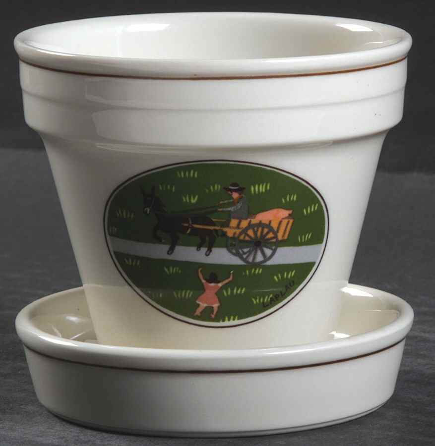 Design Naif 2" Flower Pot & Underplate by Villeroy & Boch-1