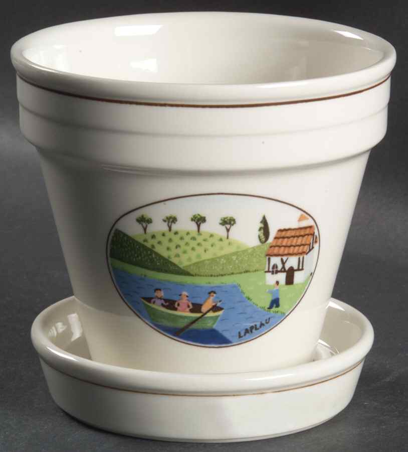 Design Naif 3" Flower Pot & Underplate by Villeroy & Boch-1