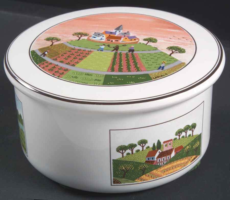 Design Naif 5" Round Box & Lid by Villeroy & Boch-1