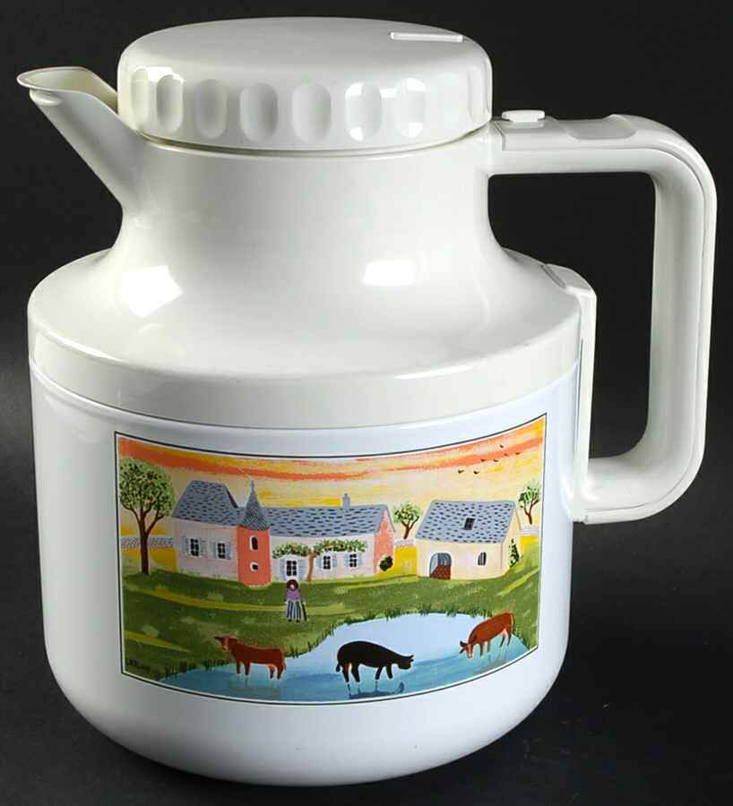 Design Naif Metal Thermos/Carafe & Lid by Villeroy & Boch-1