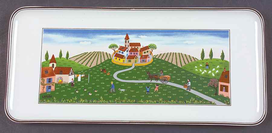 Design Naif 13" Sandwich Tray by Villeroy & Boch-1