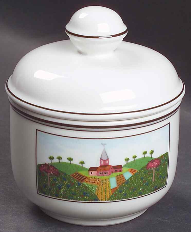 Design Naif Sugar Bowl & Lid by Villeroy & Boch-1
