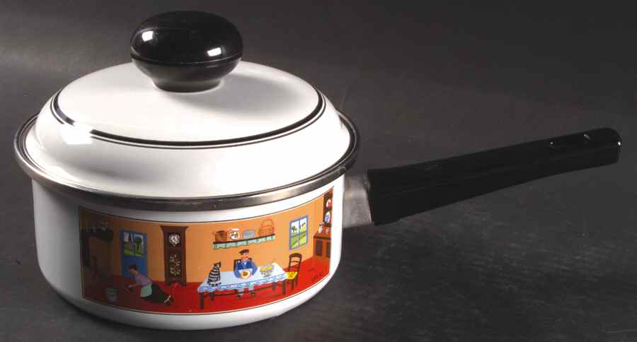 Design Naif 1.5qt Metal Covered Saucepan by Villeroy & Boch-1