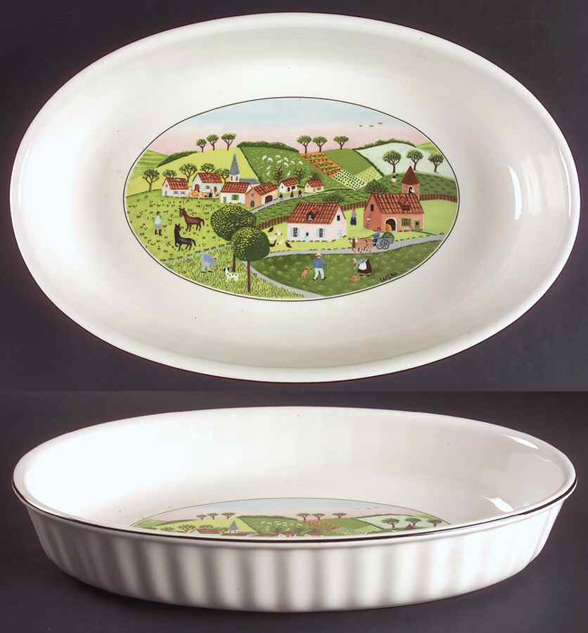 Design Naif 14" Oval Baker by Villeroy & Boch-1