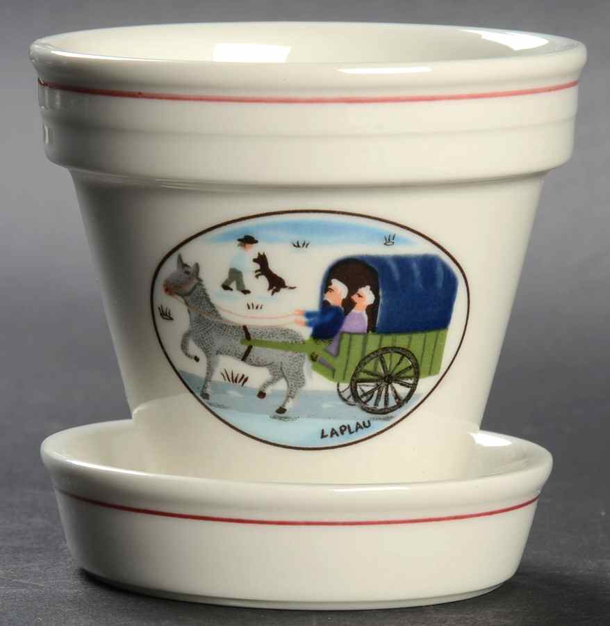 Design Naif 2" Flower Pot & Underplate by Villeroy & Boch-1
