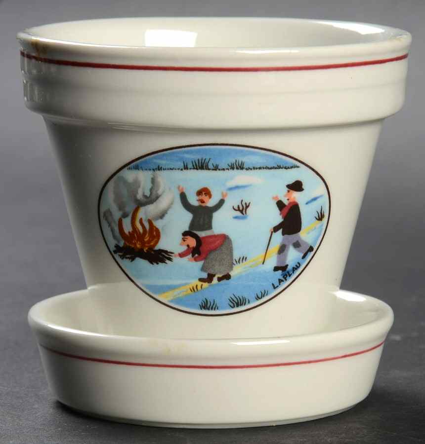 Design Naif 2" Flower Pot & Underplate by Villeroy & Boch-1