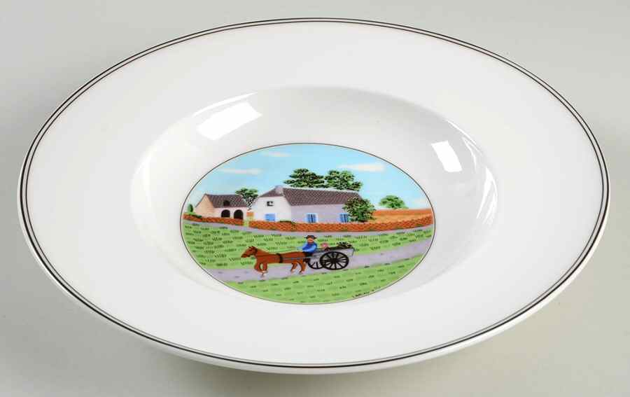 Design Naif 11" Individual Pasta Bowl by Villeroy & Boch-1