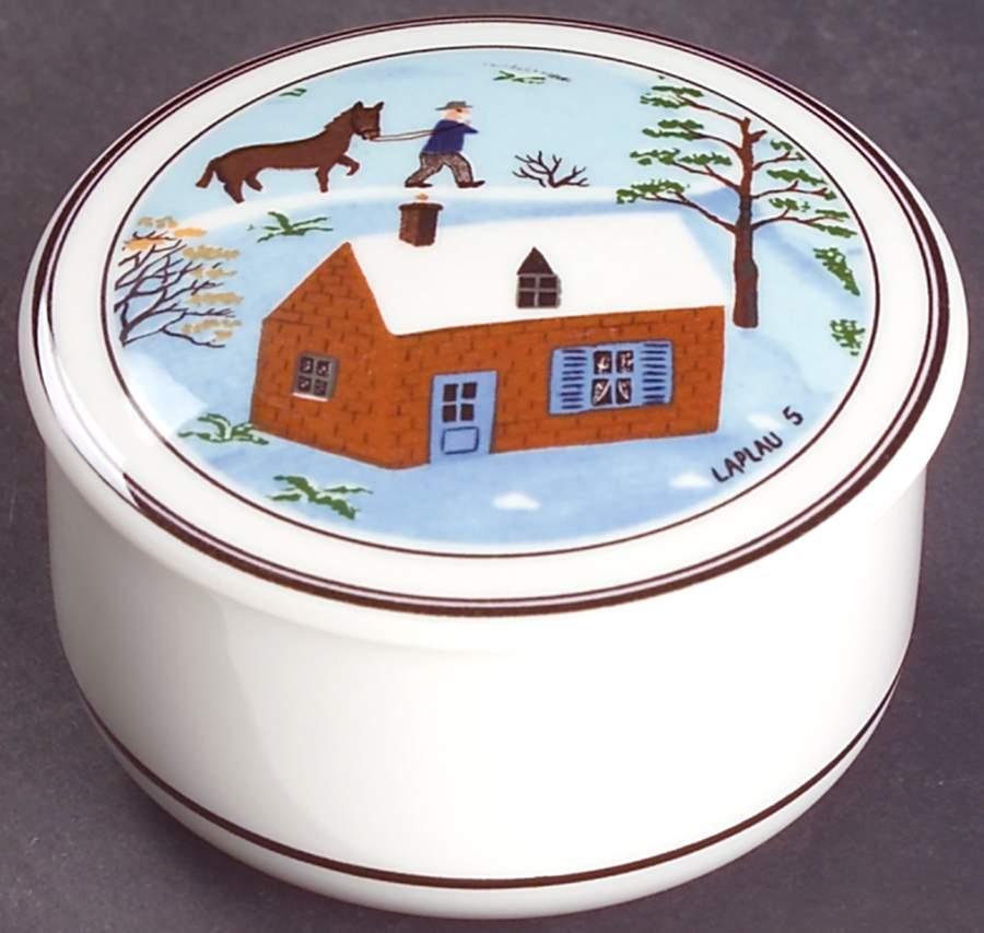 Design Naif 3" Candy Box & Lid by Villeroy & Boch-1