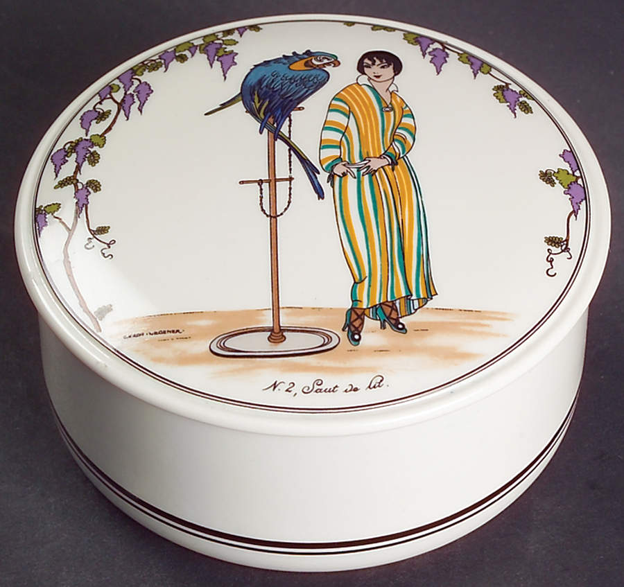 Design 1900 3" Candy Box & Lid by Villeroy & Boch-1