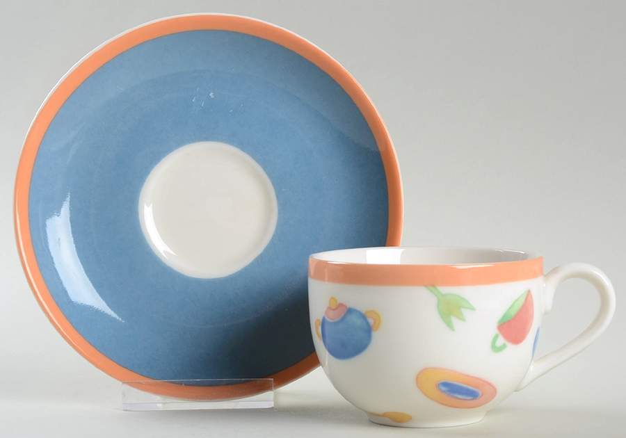 Desco Flat Cup & Saucer Set by Villeroy & Boch-1