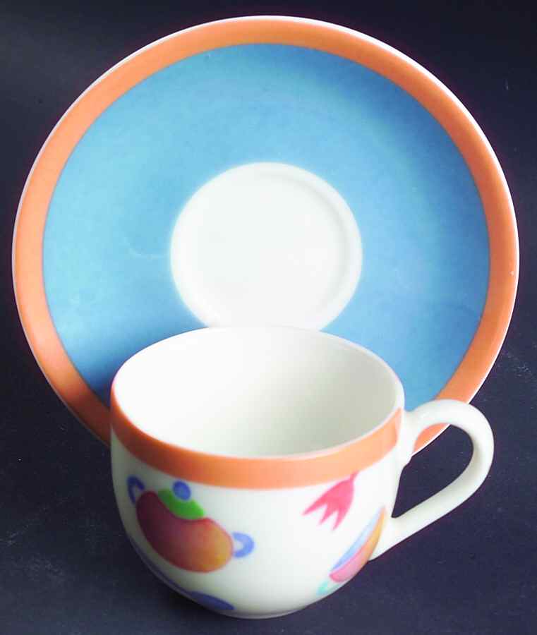 Desco Flat Demitasse Cup & Saucer Set by Villeroy & Boch-1