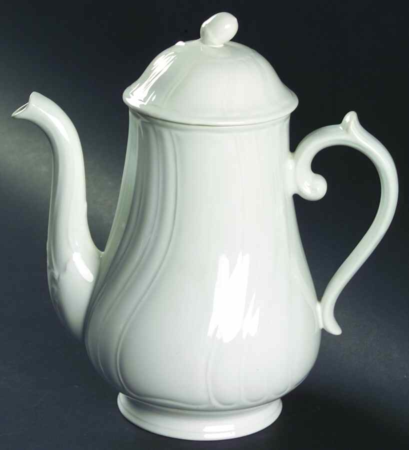 Diamant (White) Coffee Pot & Lid by Villeroy & Boch-1