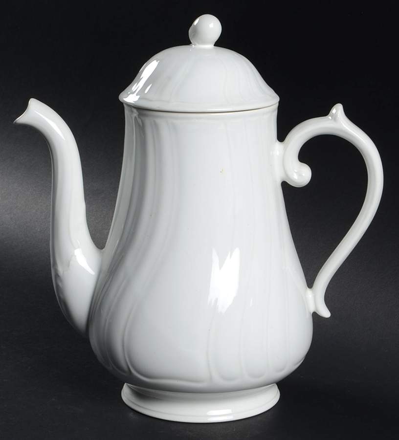 Diamant (White) Coffee Pot & Lid by Villeroy & Boch-1