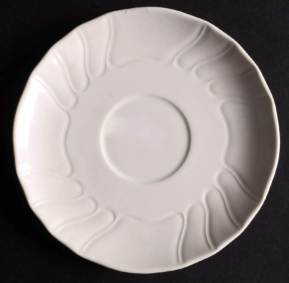 Diamant (White) Saucer for Flat Cup by Villeroy & Boch-1