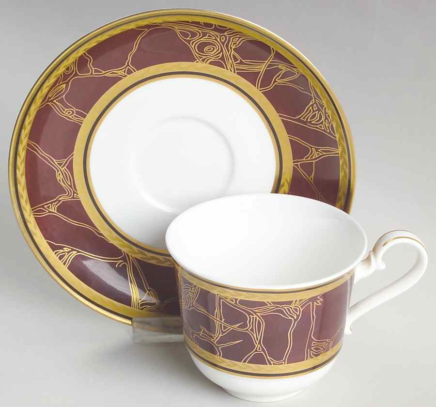 Empress Flat Cup & Saucer Set by Villeroy & Boch-1
