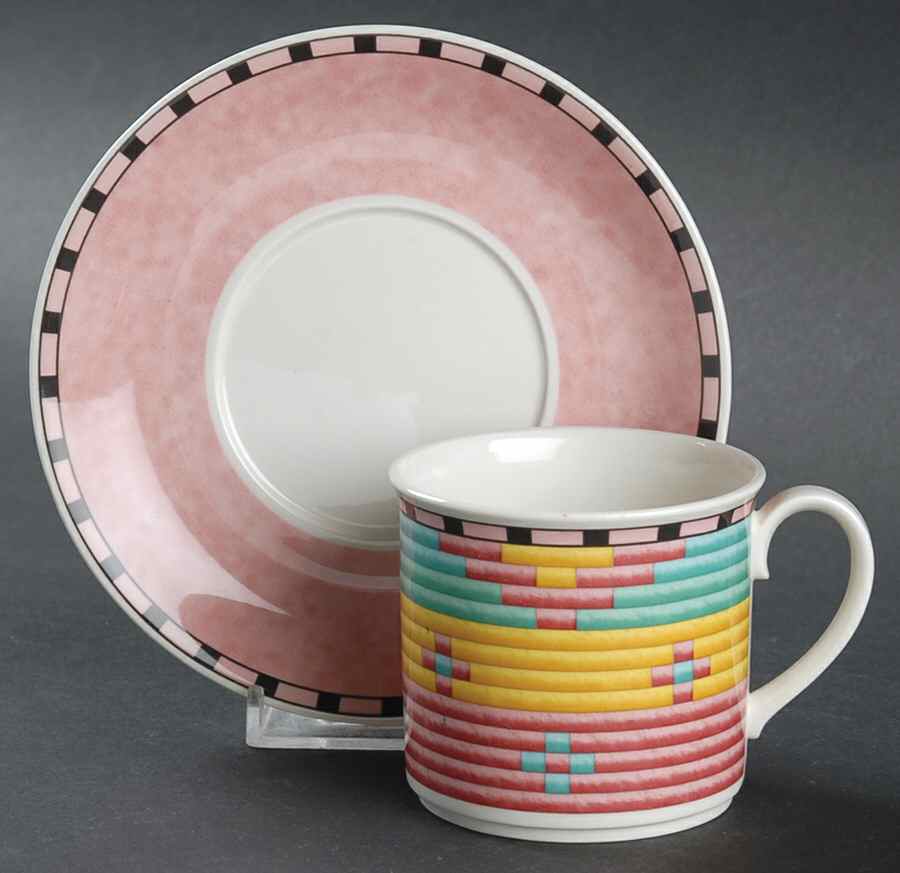 Ethno Flat Cup & Saucer Set by Villeroy & Boch-1