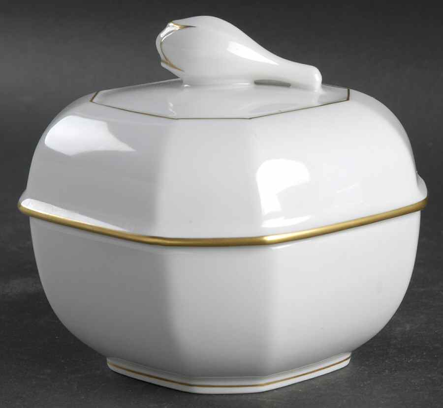 Facette Gold Sugar Bowl & Lid by Villeroy & Boch-1