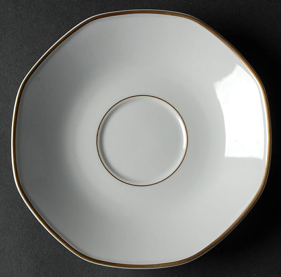 Facette Gold Saucer for Cream Soup Bowl by Villeroy & Boch-1