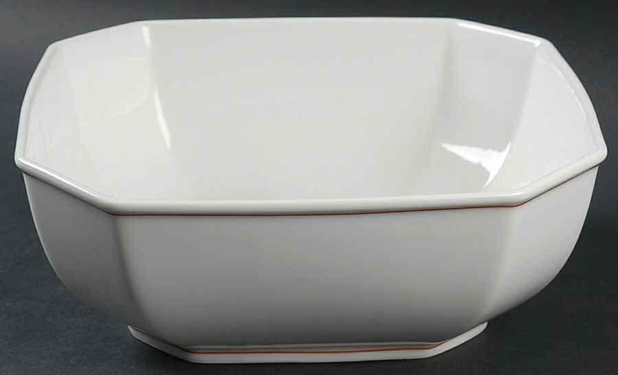 Facette Rouge 8" Square Vegetable Bowl by Villeroy & Boch-1