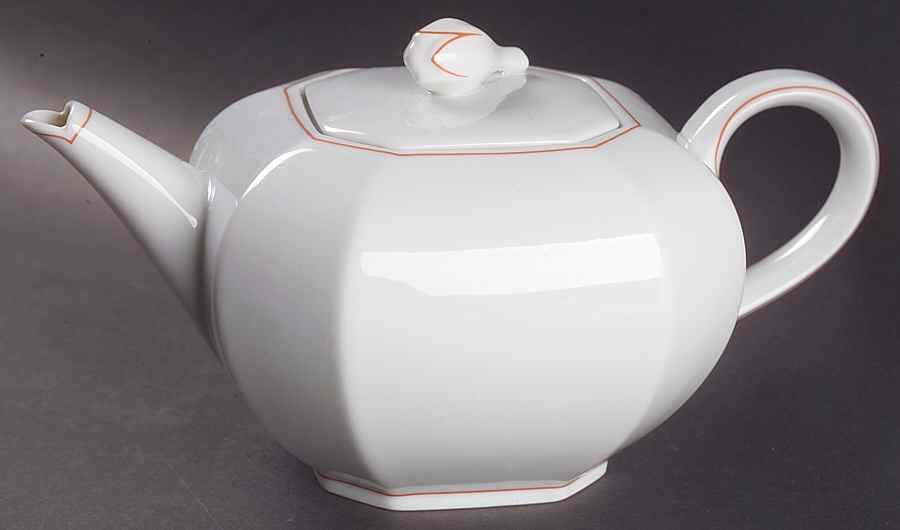 Facette Rouge Teapot & Lid by Villeroy & Boch-1