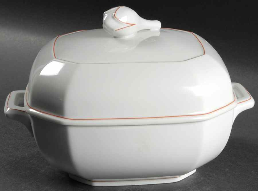 Facette Rouge Round Covered Vegetable by Villeroy & Boch-1