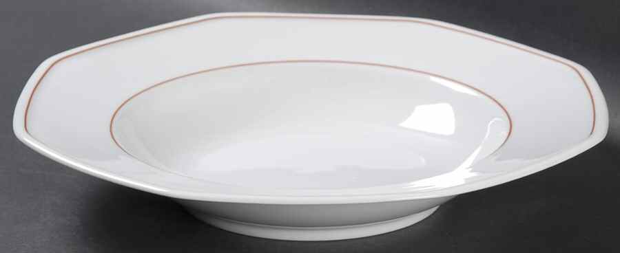 Facette Rouge Large Rim Soup Bowl by Villeroy & Boch-1