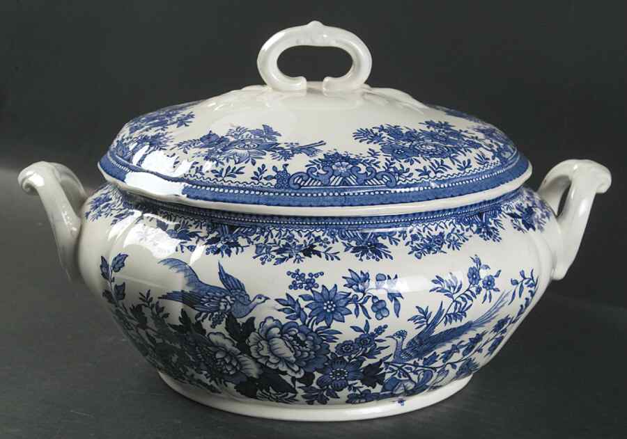 Fasan Blue Tureen &  Lid by Villeroy & Boch-1