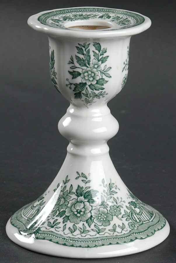 Fasan Green Single Light Candlestick by Villeroy & Boch-1