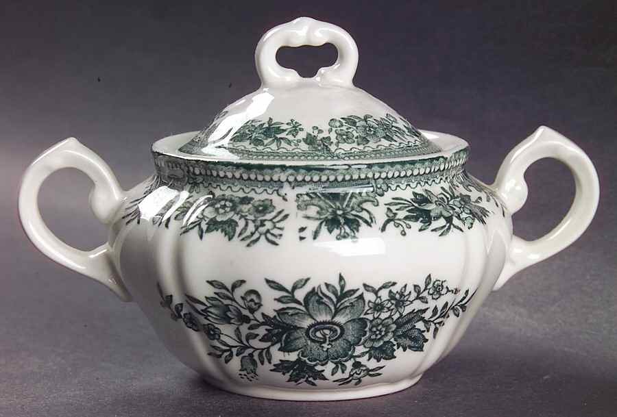 Fasan Green Individual Sugar Bowl & Lid by Villeroy & Boch-1