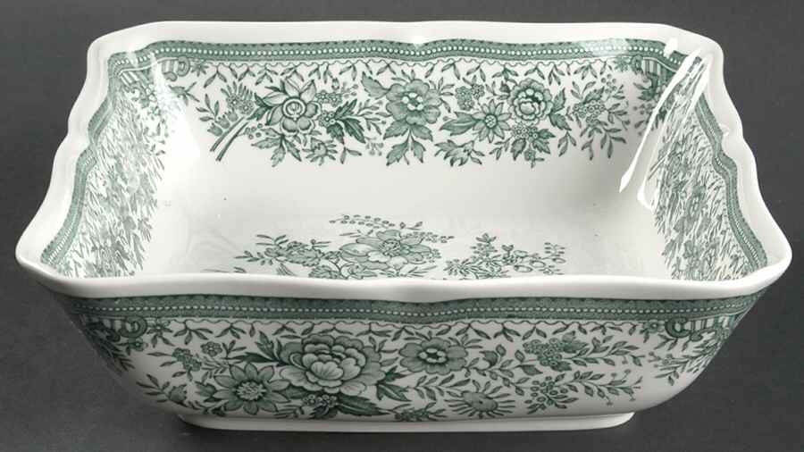 Fasan Green 8" Square Vegetable Bowl by Villeroy & Boch-1