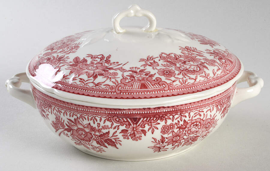 Fasan Red Mini Round Covered Vegetable by Villeroy & Boch-1