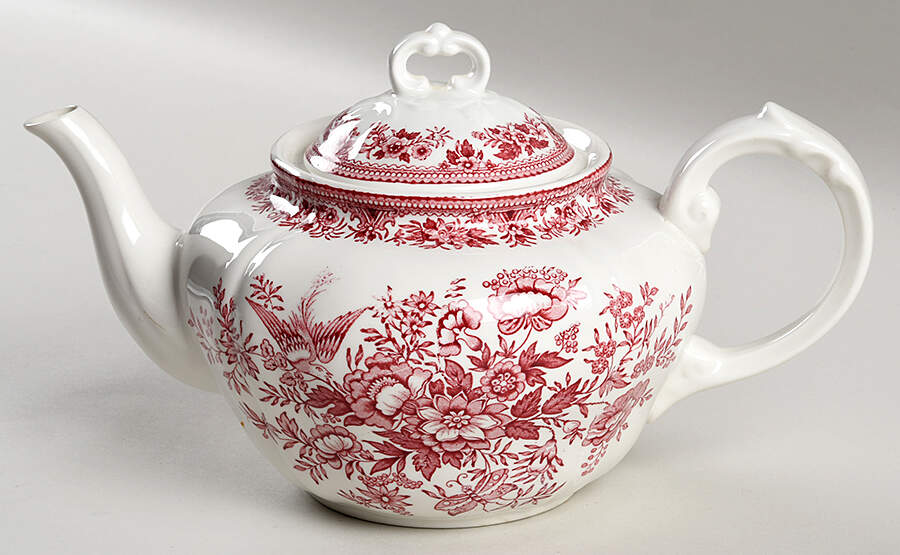 Fasan Red Individual Teapot & Lid by Villeroy & Boch-1