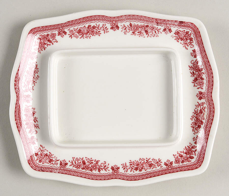 Fasan Red Square Butter No Lid by Villeroy & Boch-1