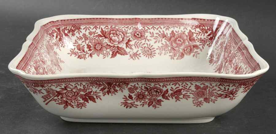 Fasan Red 9" Square Vegetable Bowl by Villeroy & Boch-1