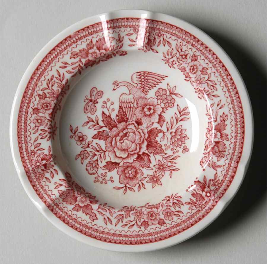 Fasan Red Small Ashtray by Villeroy & Boch-1