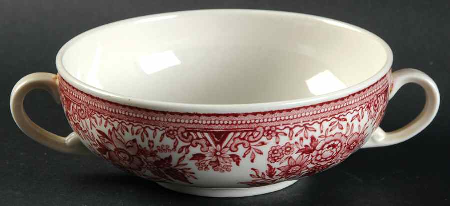 Fasan Red Footed Cream Soup Bowl by Villeroy & Boch-1