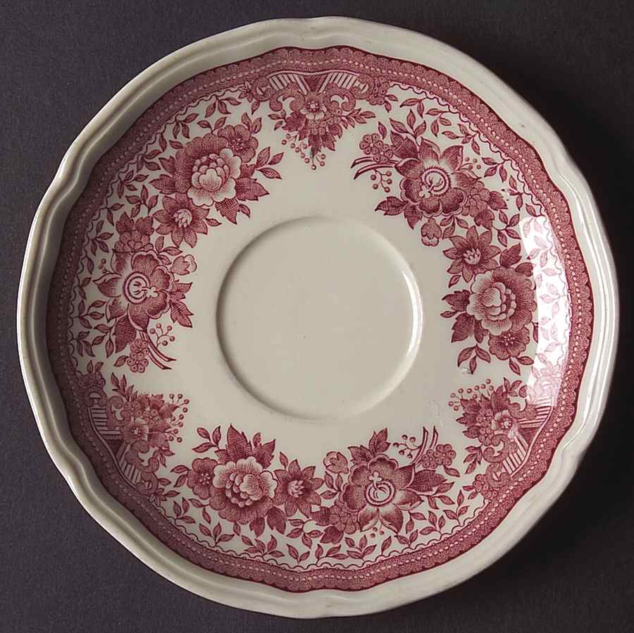 Fasan Red Saucer for Flat Cup by Villeroy & Boch-1