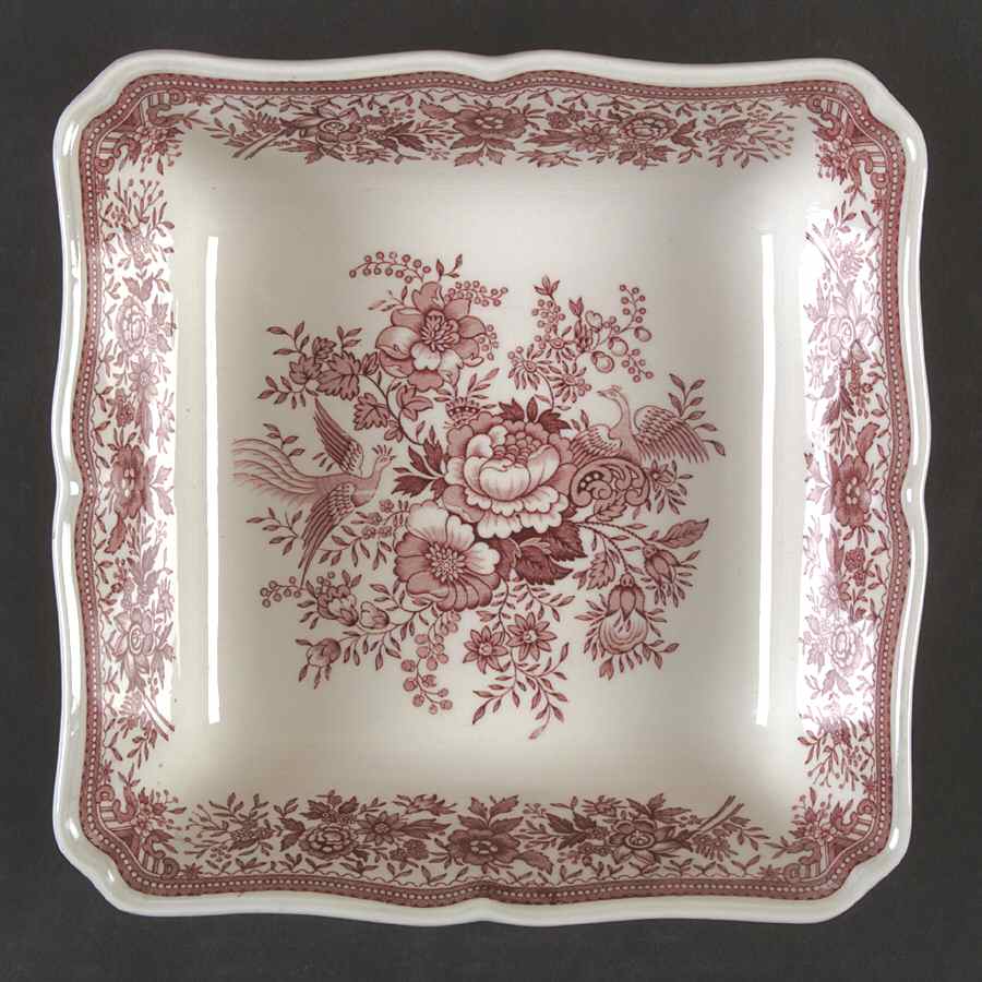 Fasan Red 8" Square Vegetable Bowl by Villeroy & Boch-1