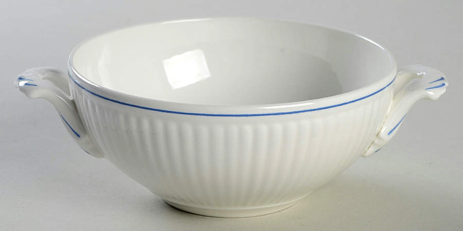 Filet Bleu Flat Cream Soup Bowl by Villeroy & Boch-1