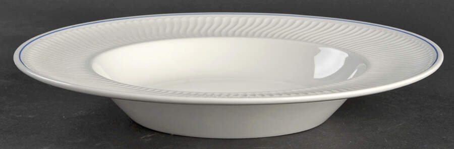 Filet Bleu Large Rim Soup Bowl by Villeroy & Boch-1
