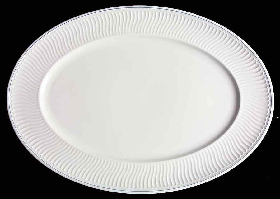 Filet Bleu 16" Oval Serving Platter by Villeroy & Boch-1