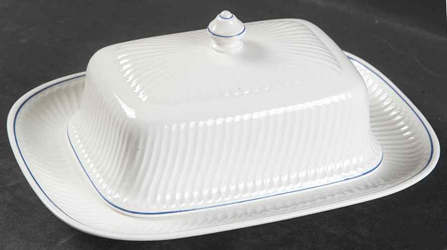 Filet Bleu Square Covered Butter by Villeroy & Boch-1