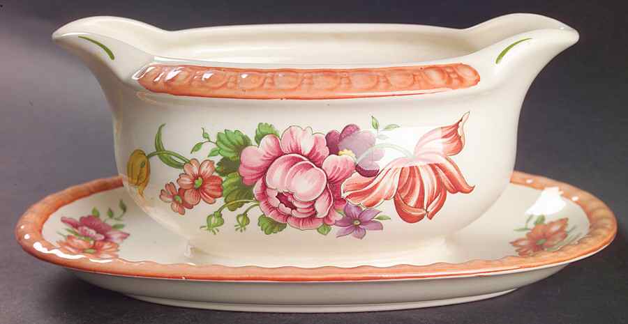 Fiorello Gravy Boat with Attached Underplate by Villeroy & Boch-1