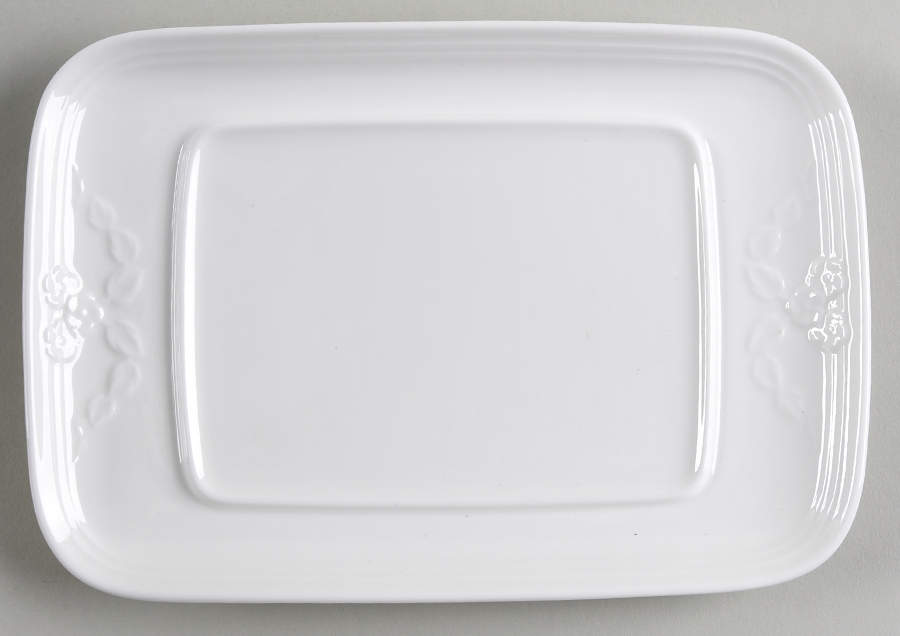 Fiori Weiss Butter Tray by Villeroy & Boch-1