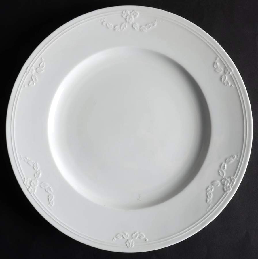 Fiori Weiss 12" Chop Plate (Round Platter) by Villeroy & Boch-1