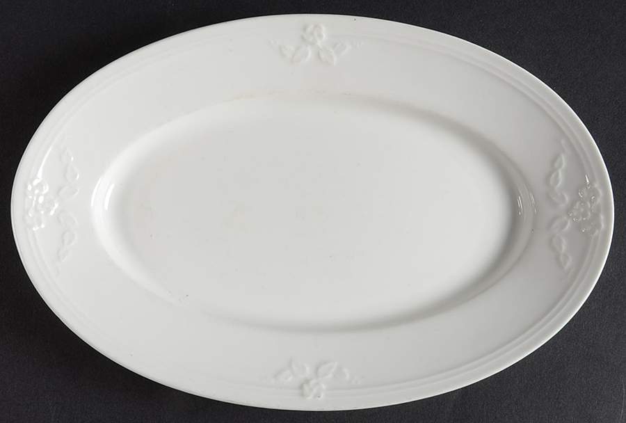 Fiori Weiss Relish/Gravy Underplate by Villeroy & Boch-1