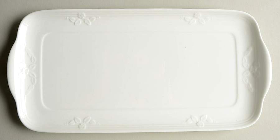 Fiori Weiss Large Sandwich Tray by Villeroy & Boch-1