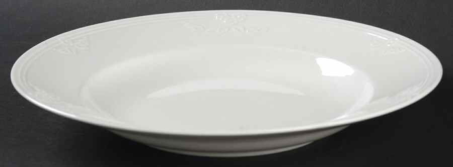 Fiori Weiss Large Rim Soup Bowl by Villeroy & Boch-1
