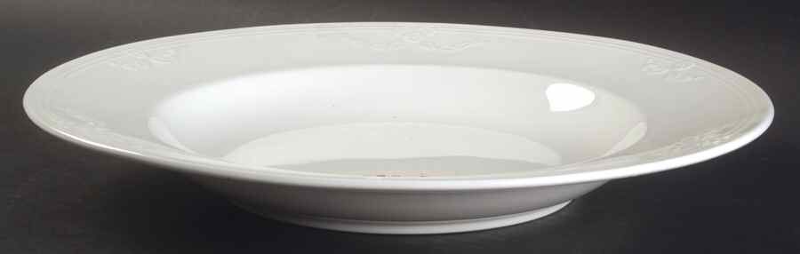Fiori Weiss Deep Round Platter by Villeroy & Boch-1