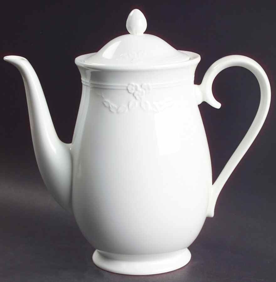 Fiori Weiss Coffee Pot & Lid by Villeroy & Boch-1
